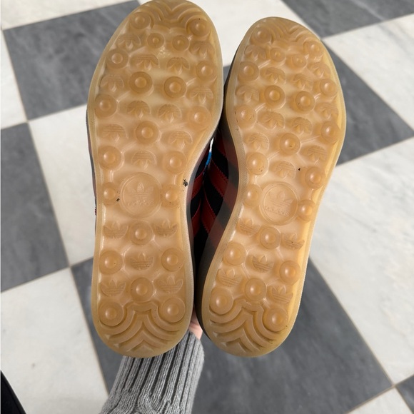 Adidas Women Gazelle Sneakers Denim Blue & Red WOMENS SIZE 8, MENS SIZE 7 - Picture 4 of 5